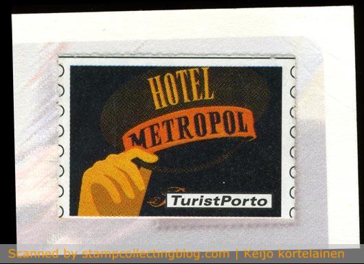The post 1994 Swedish tourist postage stamps have inscription TuristPorto. Additionally, they usually display either maps or old adverts of hotels. 