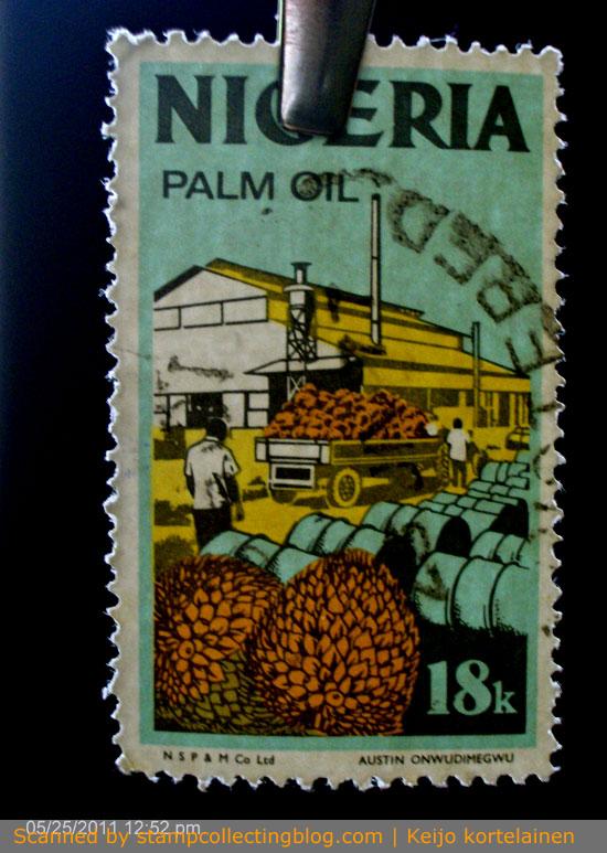 Nigeria color error stamp