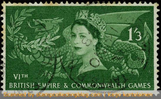 1958 United Kingdom. For the 6th British Empire and Commonwealth games. In my opinion stamps in condition as this belong to junk bin. But what if the damage / rust was just on tip of one or two perf tips? 
