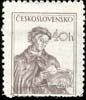 Some color shifts and registration errors on Czechoslovakian stamps