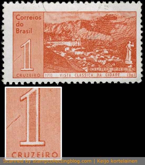 1961 Brazil. 250th anniversary of city of Ouro Preto.  