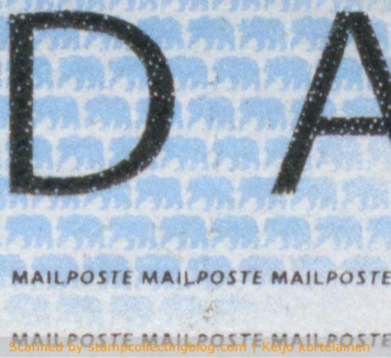 1997 Canada. $8 Grizzly Bear. The two lines below CANADA actually consist of the words "MAIL POSTE" engraved repetitively. 1997 Canada. $8 Grizzly Bear. The two lines below CANADA actually consist of the words "MAIL POSTE" engraved repetitively.