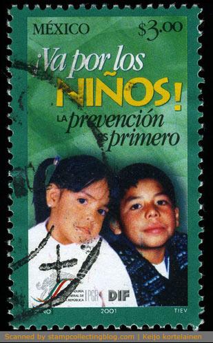 mexico children stamp