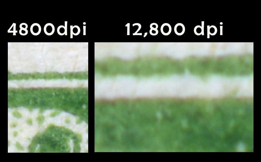 Chalky vs ordinary stamp paper